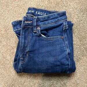 American Eagle Outfitters Dark Blue Skinny Jeans